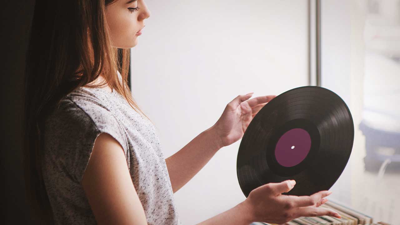 Handling a Vinyl Record